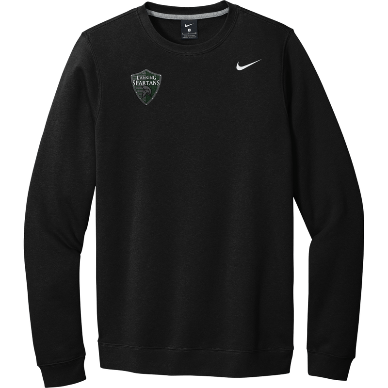 Lansing Spartans Nike Club Fleece Crew