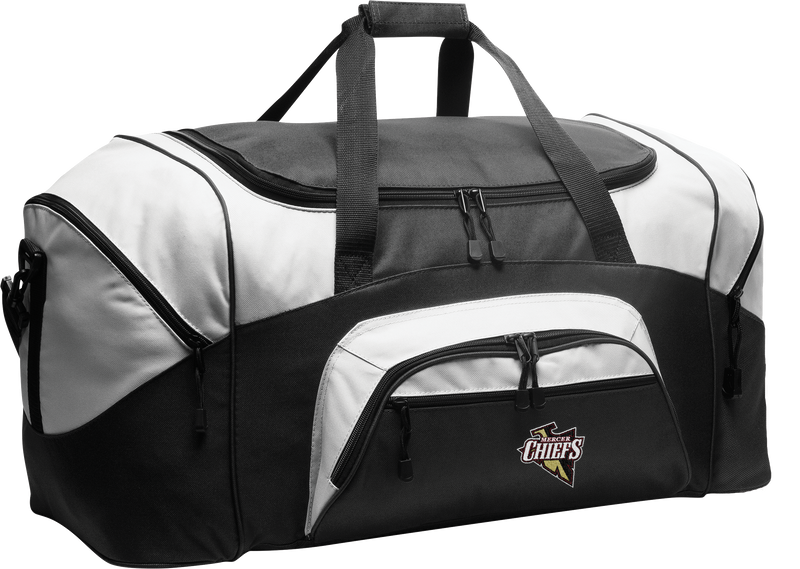 Mercer Chiefs Standard Colorblock Sport Duffel