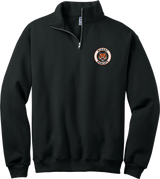 Biggby Bobcats NuBlend 1/4-Zip Cadet Collar Sweatshirt