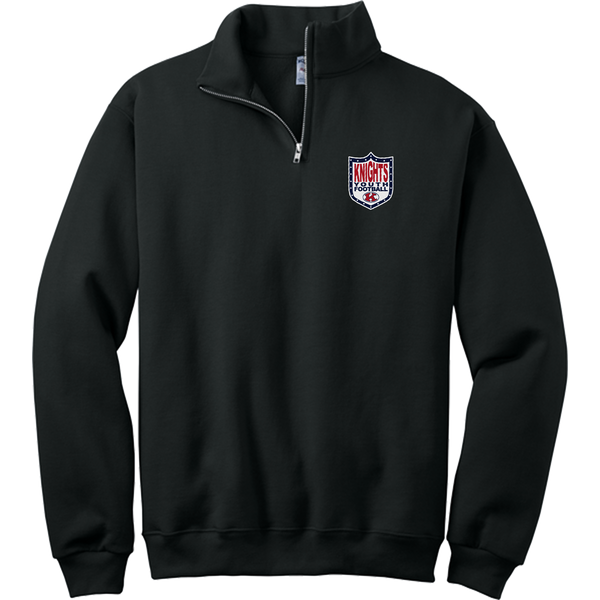 Knights Youth Football NuBlend 1/4-Zip Cadet Collar Sweatshirt