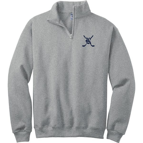 Randolph Middle School NuBlend 1/4-Zip Cadet Collar Sweatshirt