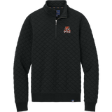Princeton Tiger Lilies Brooks Brothers Diamond Quilt 1/4-Zip