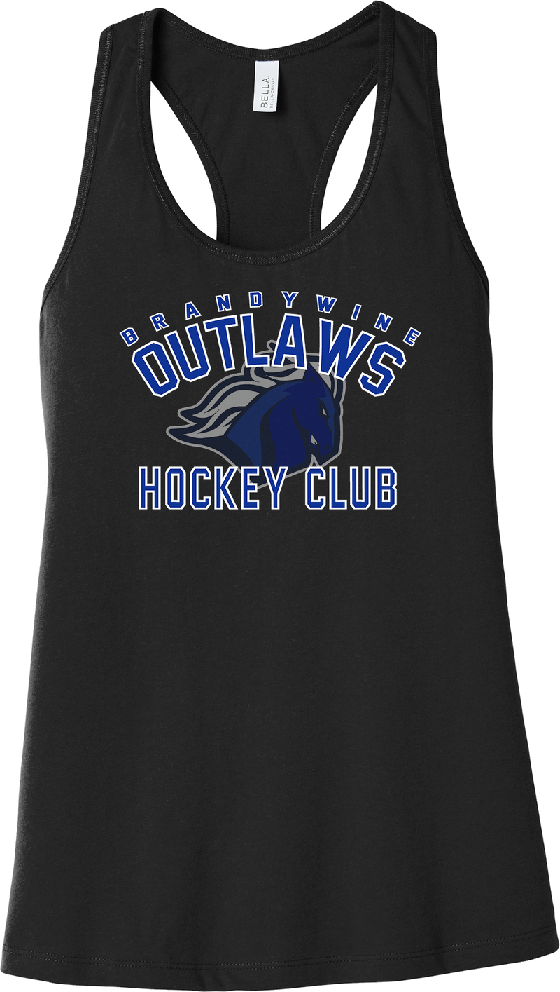 Brandywine Outlaws Womens Jersey Racerback Tank