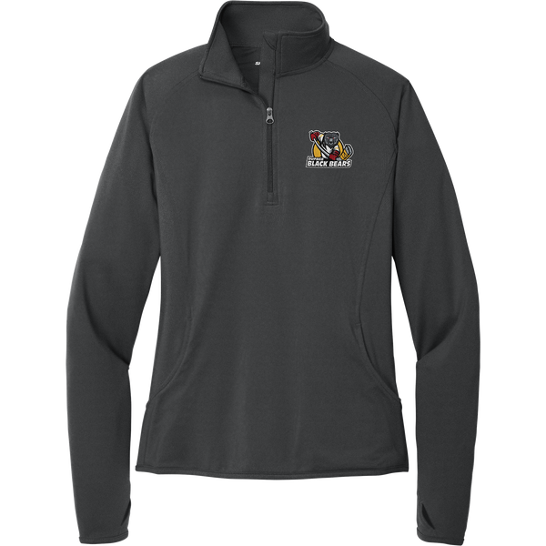 Dupage Black Bears Ladies Sport-Wick Stretch 1/4-Zip Pullover