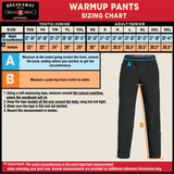 Adult Breakaway Lightweight Warm Up Pants (Princeton Tiger Lilies)