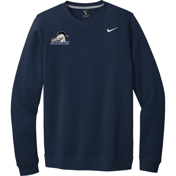 Mid-State Mustangs Nike Club Fleece Crew