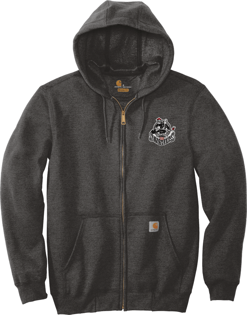 Grundy Senators Carhartt Midweight Hooded Zip-Front Sweatshirt