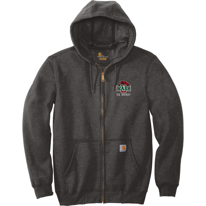 Wash U Carhartt Midweight Hooded Zip-Front Sweatshirt