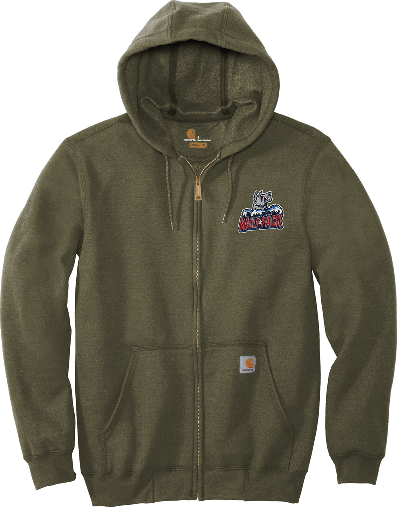 Hartford Jr. Wolfpack Carhartt Midweight Hooded Zip-Front Sweatshirt