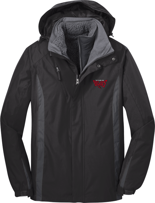 York Devils Colorblock 3-in-1 Jacket