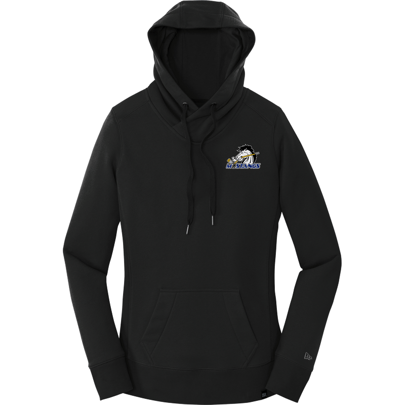 Mid-State Mustangs New Era Ladies French Terry Pullover Hoodie