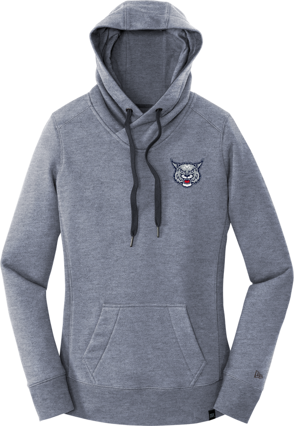 CT Bobcats New Era Ladies French Terry Pullover Hoodie