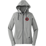 South Pittsburgh Rebellion New Era Ladies Tri-Blend Fleece Full-Zip Hoodie