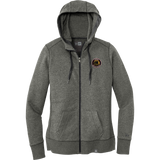 MD Jr. Black Bears New Era Ladies French Terry Full-Zip Hoodie