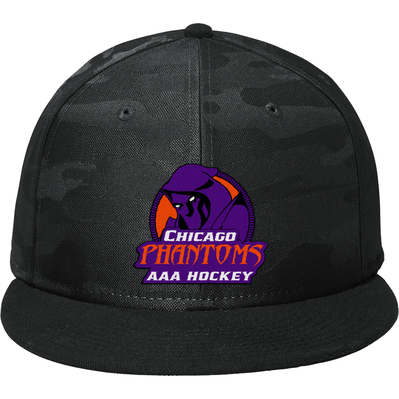 Chicago Phantoms New Era Camo Flat Bill Snapback Cap