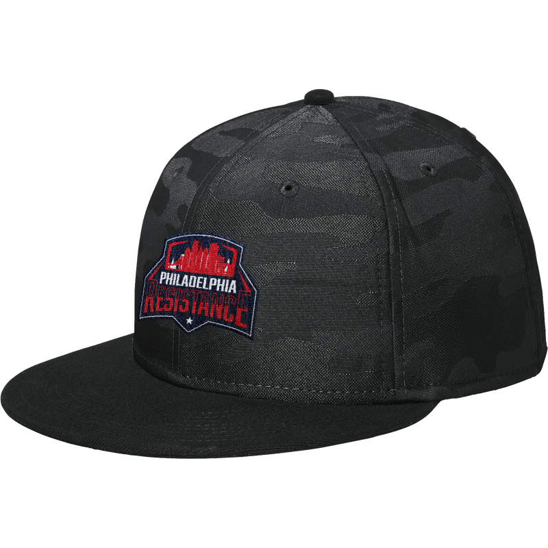 Philadelphia Resistance New Era Camo Flat Bill Snapback Cap