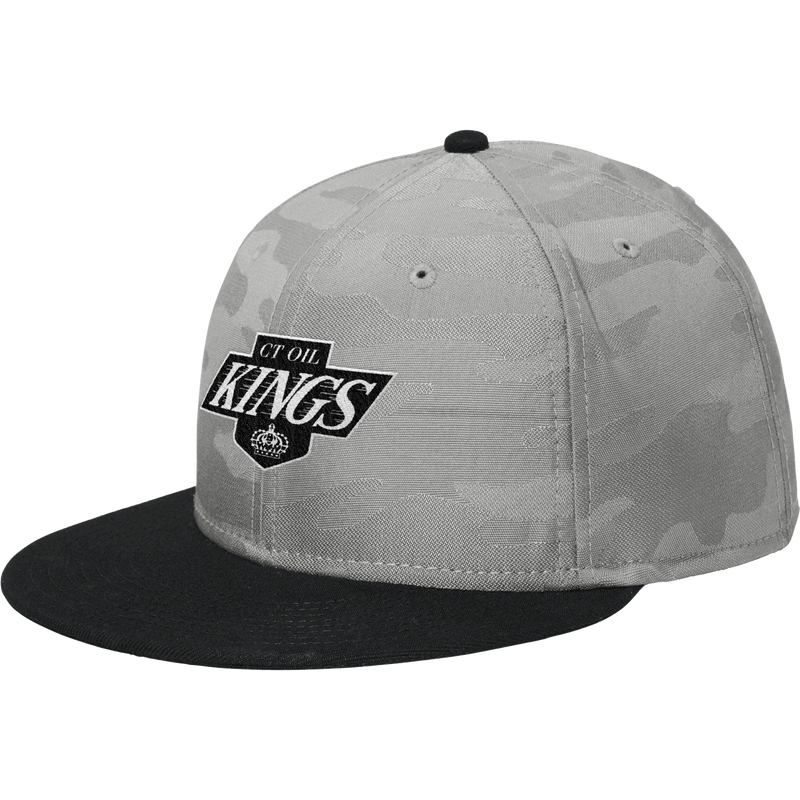 CT Oil Kings New Era Camo Flat Bill Snapback Cap