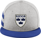 North Jersey Kings New Era Shadow Heather Striped Flat Bill Snapback Cap