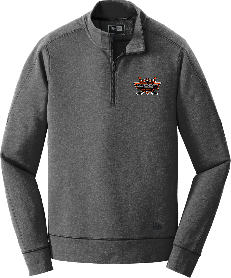 Orange County West New Era Tri-Blend Fleece 1/4-Zip Pullover