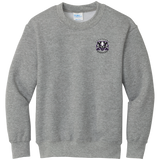 Lady Badgers Youth Core Fleece Crewneck Sweatshirt