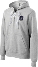 Howell Lace Up Pullover Hooded Sweatshirt