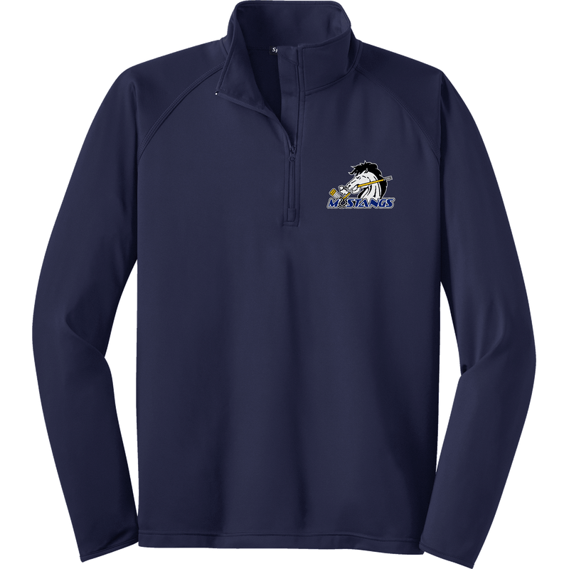 Mid-State Mustangs Sport-Wick Stretch 1/4-Zip Pullover