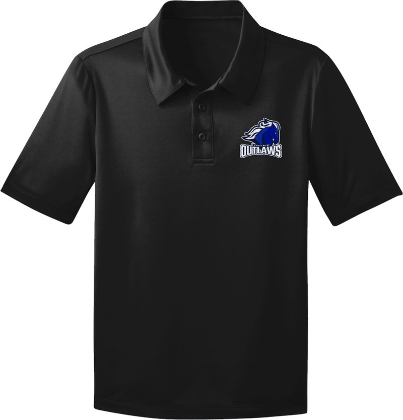 Brandywine Outlaws Youth Silk Touch Performance Polo