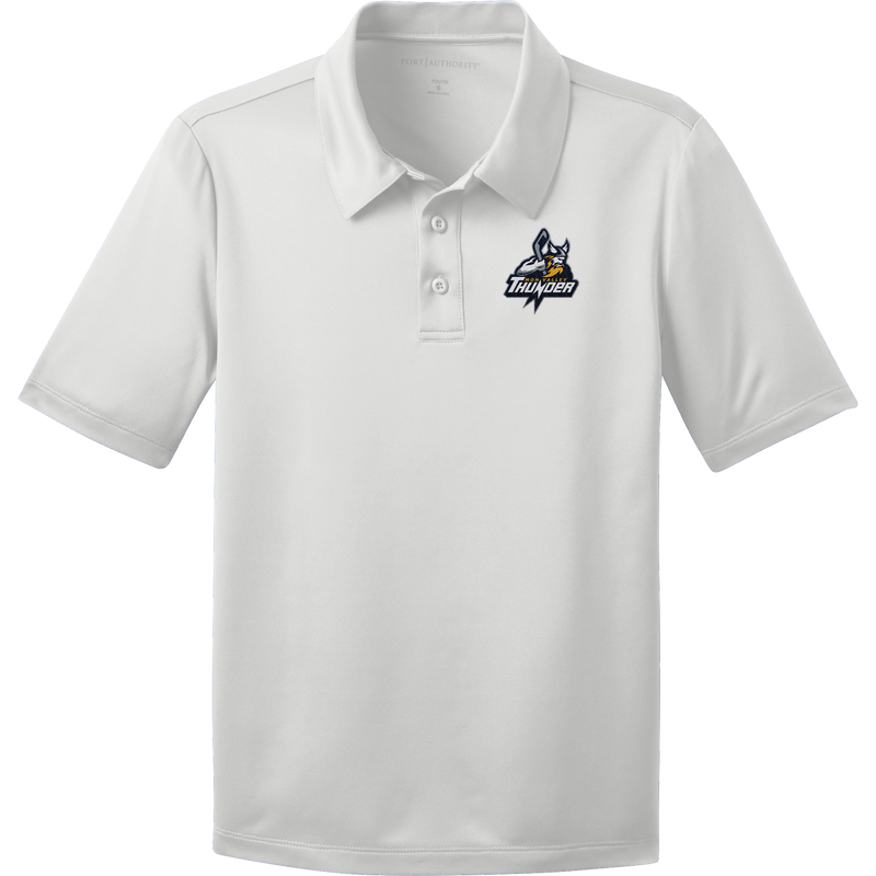 Mon Valley Thunder Youth Silk Touch Performance Polo