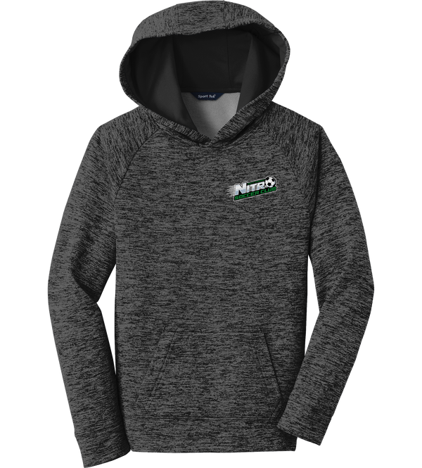 Nitro Soccer Youth PosiCharge Electric Heather Fleece Hooded Pullover