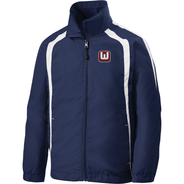 CT Whalers Tier 1 Youth Colorblock Raglan Jacket