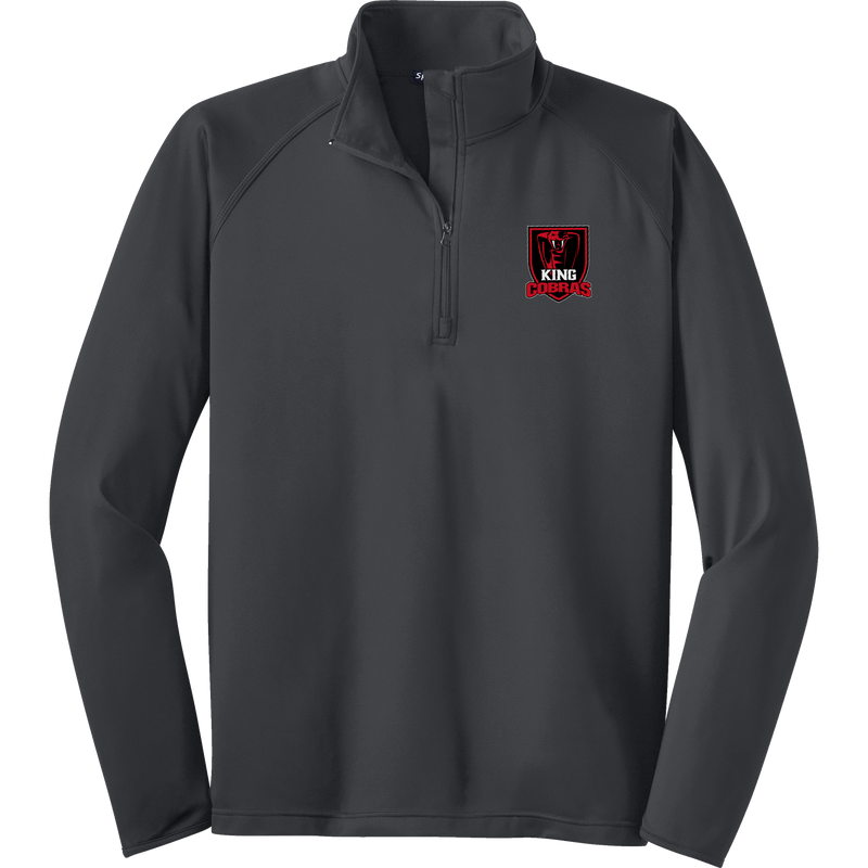 King Cobras Sport-Wick Stretch 1/4-Zip Pullover