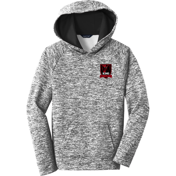 King Cobras Youth PosiCharge Electric Heather Fleece Hooded Pullover